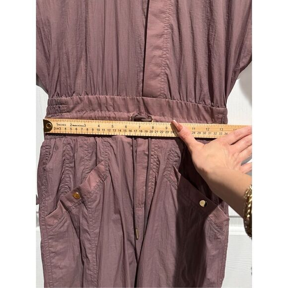 NWOT ATHLETA X ALICIA KEYS Keys Utility Mauve Jumpsuit With Mid Back Cutout 6 - Picture 7 of 16